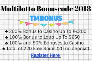 multilotto casino bonus code